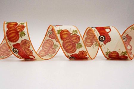 Truck with Pumpkins Ribbon - Truck with Pumpkins Ribbon